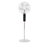 Iluminashop Ventilador de Pie con Mando 45W Blanco Motor AC