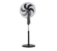 Iluminashop Ventilador de Pie con Mando 85W Negro