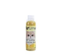 Ilumos 5 perlas desodorantes de arena for gatos con fragancia: control de olores de larga duración(Lemon Flavor)