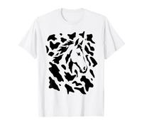 Ilusión de Cabeza de Caballo Oculto Camiseta