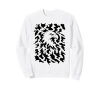 Ilusión óptica de águila Oculta Sudadera