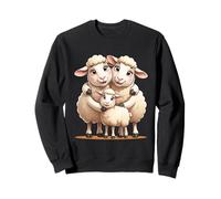 Ilustración Animal Familia de Ovejas Sudadera