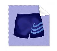 Ilustración azul rayas corto patrón gafas paño de limpieza paño móvil limpiador de pantalla 5 unidades regalo