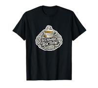 Ilustración botánica acogedora es Siempre la Hora del té Camiseta