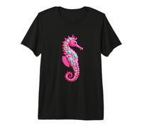 Ilustración Caballito de mar Ornamental Camiseta Premium