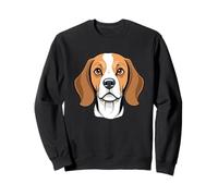 Ilustración Cabeza De Beagle Estilo Cartoon Sudadera