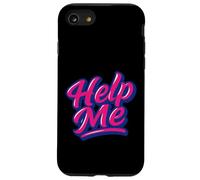 Ilustración con Texto Help Me Carcasa para iPhone SE (2020) / 7/8