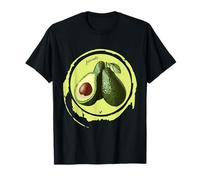 Ilustración de Aguacate en un círculo Camiseta