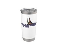Ilustración de bruja de seto terroso Vaso térmico de acero inoxidable de doble pared