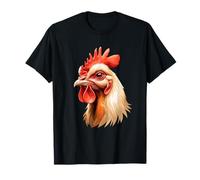 Ilustración de Cabeza Gallo estilizada Camiseta
