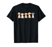 Ilustración de cachorros lindos para entusiastas de los perros Camiseta