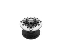 Ilustración de Cerberus Hellhound Dark Fantasy Underworld Beast PopSockets PopGrip Adhesivo