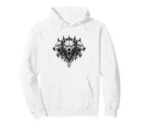 Ilustración de Cerberus Hellhound Dark Fantasy Underworld Beast Sudadera con Capucha