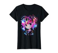 Ilustración de Chica Anime Colorida | Chibi Style Camiseta