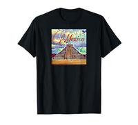Ilustración de Chichén Itzá - México Travel Art Design Camiseta