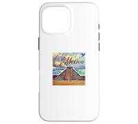 Ilustración de Chichén Itzá - México Travel Art Design Carcasa para iPhone 16 Pro Max