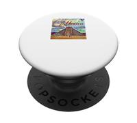Ilustración de Chichén Itzá - México Travel Art Design PopSockets PopGrip Adhesivo