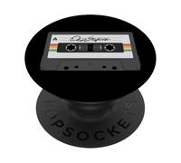 Ilustración de Cinta de Casete Retro Old School Mix PopSockets PopGrip Adhesivo