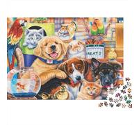 Ilustración de colección de Mascotas Puzzle Mil Piezas Adultos Y Ni?os Actividad Indoor Difícil Elección Amazon Mejora De La Concentración Cartón Premium 52x38cm/1000pcs