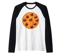 Ilustración de Comida de Galletas con chispas Camiseta Manga Raglan