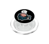 Ilustración de Dibujos Animados de Cerebro mentalmente amortiguando PopSockets PopGrip para MagSafe