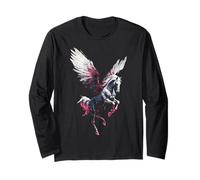 Ilustración de diseño de Unicornio Pegasus Manga Larga