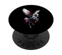 Ilustración de diseño de Unicornio Pegasus PopSockets PopGrip Adhesivo