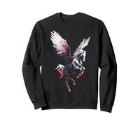 Ilustración de diseño de Unicornio Pegasus Sudadera