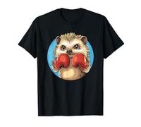 Ilustración de erizo con guantes de boxeo Camiseta