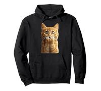 Ilustración de Félido Sorprendido Sudadera con Capucha