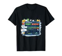 Ilustración de Flujo de Trabajo de codificación colaborativa Camiseta
