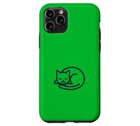 Ilustración de gato durmiendo sereno Carcasa para iPhone 11 Pro