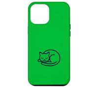 Ilustración de gato durmiendo sereno Carcasa para iPhone 12 Pro Max