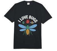 Ilustración de Insectos Coloridos I Love Bugs Comfort Colors Adult Heavyweight T-Shirt
