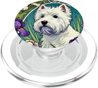 Ilustración de Iris West Highland Terrier PopSockets PopGrip para MagSafe