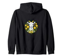 Ilustración de la cabra Arte lindo de cabras Me encantan las cabras Sudadera con Capucha