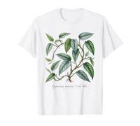 Ilustración de la Planta de Cebu Blue Pothos Camiseta gráfica económica, Hombre, Blanco, M