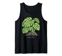 Ilustración de la Planta de Monstera Deliciosa Camiseta sin Mangas