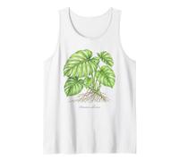 Ilustración de la Planta de Monstera Deliciosa Camiseta sin Mangas