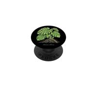Ilustración de la Planta de Monstera Deliciosa PopSockets PopGrip Adhesivo