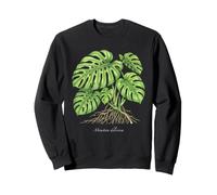 Ilustración de la Planta de Monstera Deliciosa Sudadera
