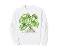 Ilustración de la Planta de Monstera Deliciosa Sudadera