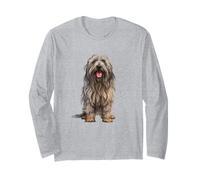 Ilustración de la Raza de Perro Adorable | Pastor catalán Manga Larga