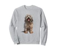 Ilustración de la Raza de Perro Adorable | Pastor catalán Sudadera