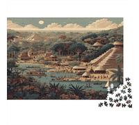 Ilustración de Mesoamérica Hace 3000 años 52x38cm/1000pcs Rompecabezas para Adultos - Juguete De Bricolaje