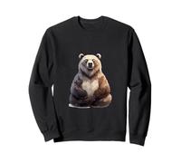 Ilustración de Oso meditando pacífico Sudadera