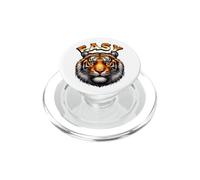 Ilustración de Perfil de Tigre fácil PopSockets PopGrip para MagSafe