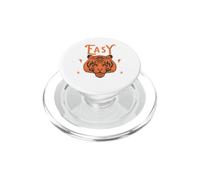Ilustración de Perfil de Tigre fácil PopSockets PopGrip para MagSafe