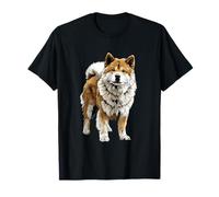 Ilustración de perro Akita para propietarios de Akita Camiseta