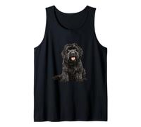 Ilustración de Perro Bouvier Des Flandres Camiseta sin Mangas